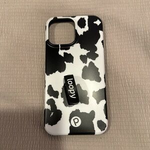 Loopy iPhone 13 Pro Max Case Cow Print